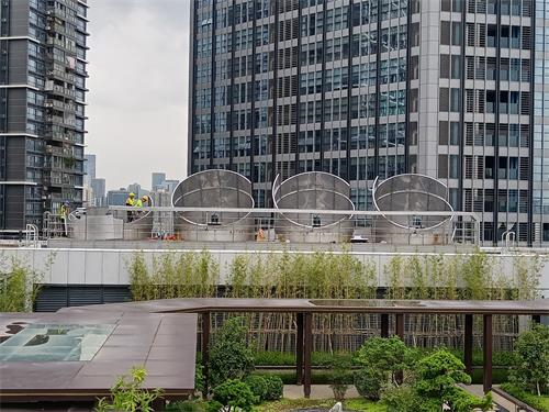 深圳閉式冷卻塔廠家針對冷卻塔集水盤和補水方式(深