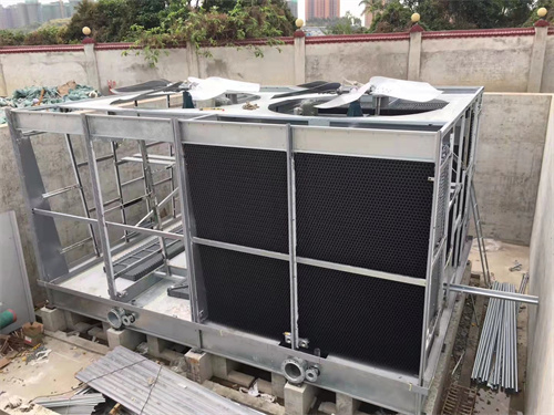 冷卻塔的制作方法(冷卻塔機組的工作原理圖)